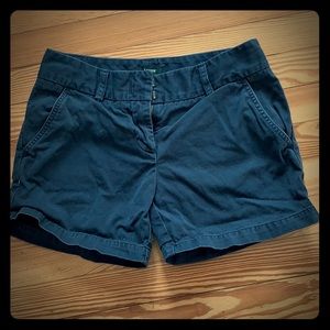 Navy j crew shorts